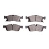 Dynamic Friction Co 5000 Advanced Brake Pads - Ceramic, Long Pad Wear, Front 1551-1904-10